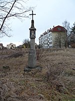 Boží muka u lázní Aurora v ulici Svobody | Kapličky Třeboňsko | MAS Třeboňsko Boží muka u lázní Aurora v ulici Svobody | Kapličky Třeboňsko | MAS Třeboňsko