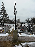Kříž na hřbitově v Novosedlech nad Než. | Kapličky Třeboňsko | MAS Třeboňsko