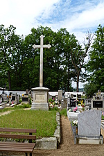 Kříž na hřbitově u kostela sv. Jiljí | Kapličky Třeboňsko | MAS Třeboňsko