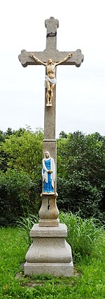 Kříž u kaple, D. Žďár | Kapličky Třeboňsko | MAS Třeboňsko