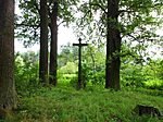 Kříž v lesíku u Koštěnického potoka | Kapličky Třeboňsko | MAS Třeboňsko