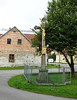 Kříž u kostela, Číměř | Kapličky Třeboňsko | MAS Třeboňsko