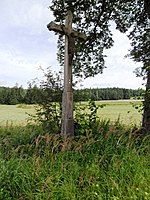 Kříž u silnice, směr Sedlo - Číměř | Kapličky Třeboňsko | MAS Třeboňsko