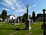 Kříž uprostřed hřbitova | Kapličky Třeboňsko | MAS Třeboňsko