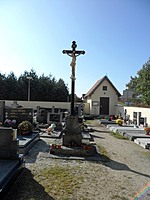 Centrální kříž na hřbitově, Dvory nad Lužnicí | Kapličky Třeboňsko | MAS Třeboňsko