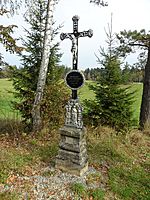 křížek k památce na Novou Ves u Klikova | Kapličky Třeboňsko | MAS Třeboňsko