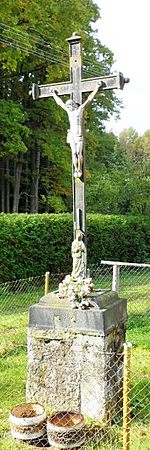 Křížek v Nové Hlíně | Kapličky Třeboňsko | MAS Třeboňsko