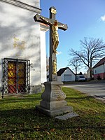 Kříž u kaple, Lásenice | Kapličky Třeboňsko | MAS Třeboňsko
