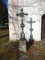 Kříž u kaple, Pístina | Kapličky Třeboňsko | MAS Třeboňsko