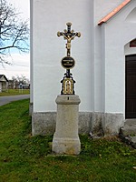 Křížek u kaple, Mníšek | Kapličky Třeboňsko | MAS Třeboňsko